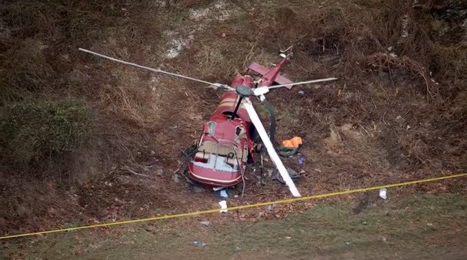 VIDEO: Choque de helicópteros en Nueva Jersey deja un muerto y un herido grave 2 G9Ry