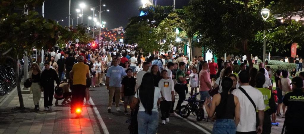 Navidad récord en Barranquilla: más de 111 mil personas abarrotaron el Malecón del Río 1 Malecon diciembre 3