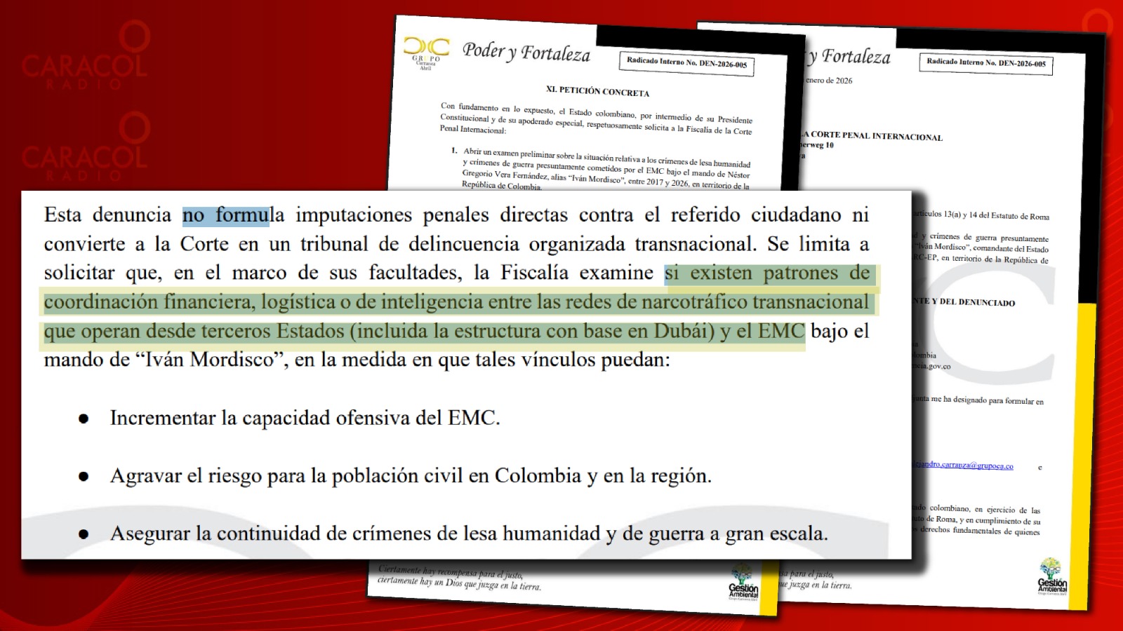 Petro radica denuncia ante la Corte Penal Internacional contra alias ‘Iván Mordisco’ 2 G QC pXWsAAr gg