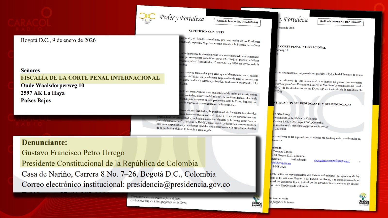 Petro radica denuncia ante la Corte Penal Internacional contra alias ‘Iván Mordisco’ 1 G QC9nbWMAAmkLM