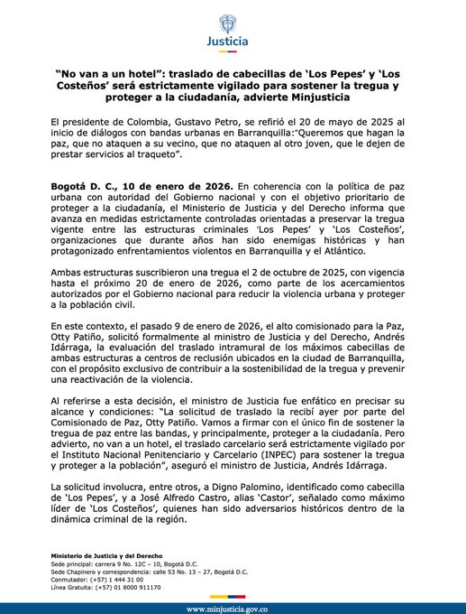 Autoridades locales cuestionan traslado de ‘Castor’ y Palomino a Barranquilla y piden mayor coordinación con el Gobierno 1 G Y3KslXgAA7yW8
