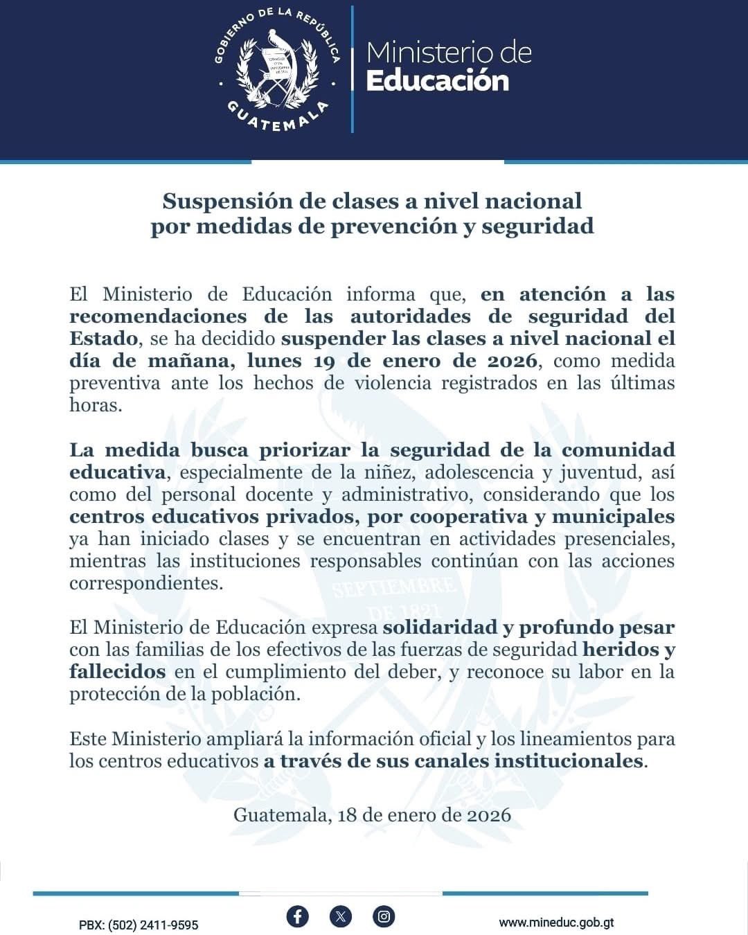 Motines en cárceles de Guatemala dejan ocho policías muertos; presidente decreta estado de sitio 1 G g8L WUAECadq