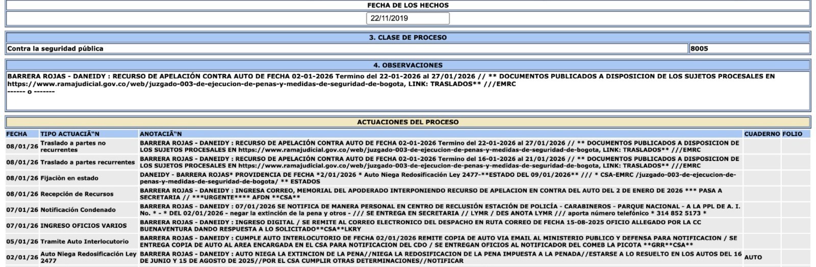 Juez niega extinción y redosificación de pena a 'Epa Colombia' 1 G k7S8 WwAE H1p