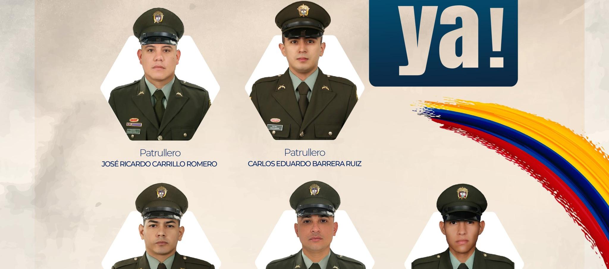 ELN asume secuestro de cinco policías en Catatumbo y condiciona su liberación 1 policiassecuestrados 0