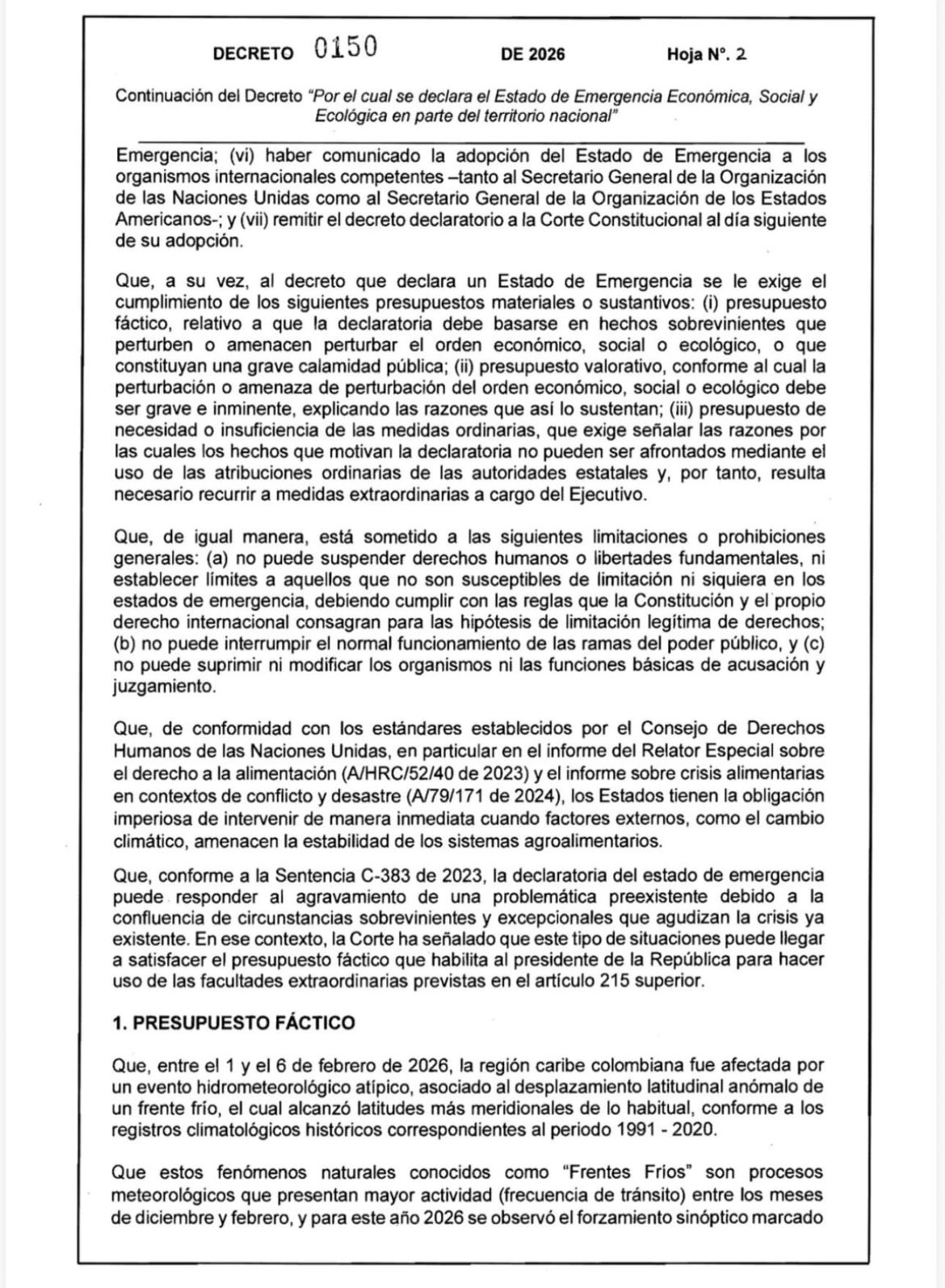 Gobierno declara emergencia económica, social y ecológica por fuertes lluvias 2 HA8 0jMbQAEeUiF