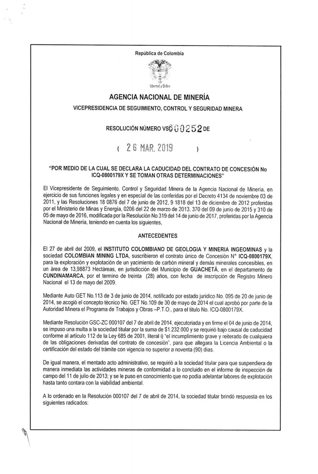 Mina sin título, seis muertos: ANM confirma extracción ilícita en tragedia de Guachetá 1 HAlA NkWAAAFh1b