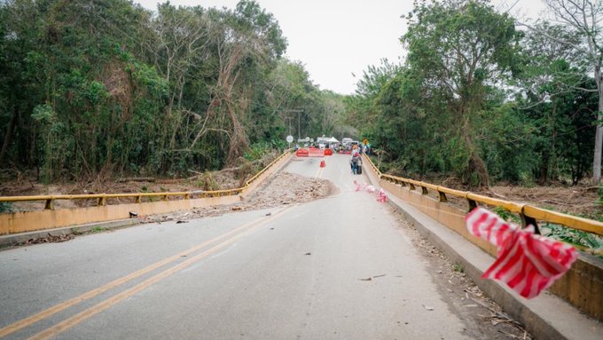 Más de tres semanas sin conexión: cierre del puente sobre el Mendihuaca golpea a comunidades entre Santa Marta y La Guajira 2
