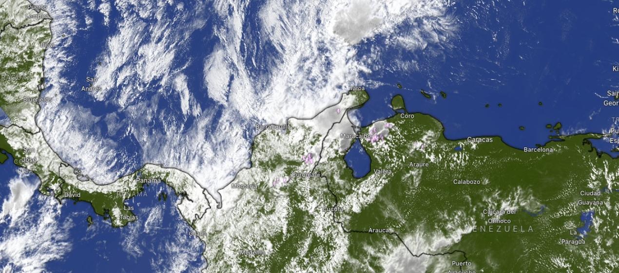 Persisten las lluvias en la región Caribe, aunque con menor intensidad este martes 1 Tiempo en el Caribe 0