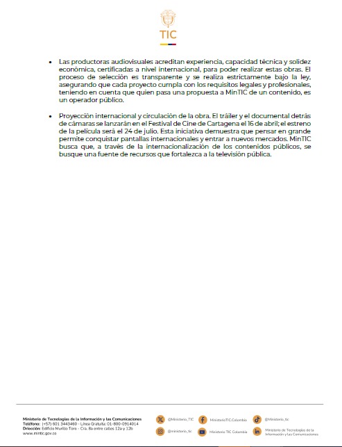 Gobierno aclara financiación de película sobre el almirante José Prudencio Padilla 2