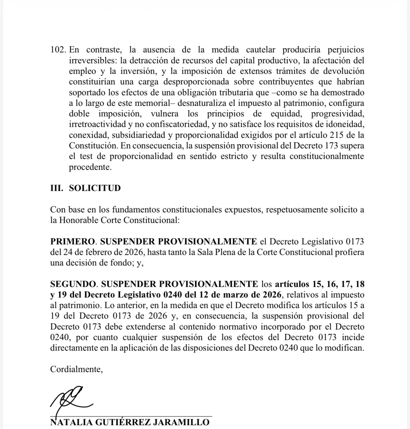 Gremios piden frenar nuevo impuesto: presión a la Corte antes del 1 de abril 3 HELRtF6akAASH q