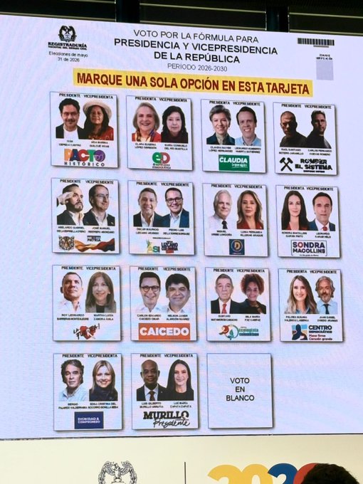 Así quedó el tarjetón para las elecciones presidenciales del 31 de mayo 1 HERVdkkWkAA zRf