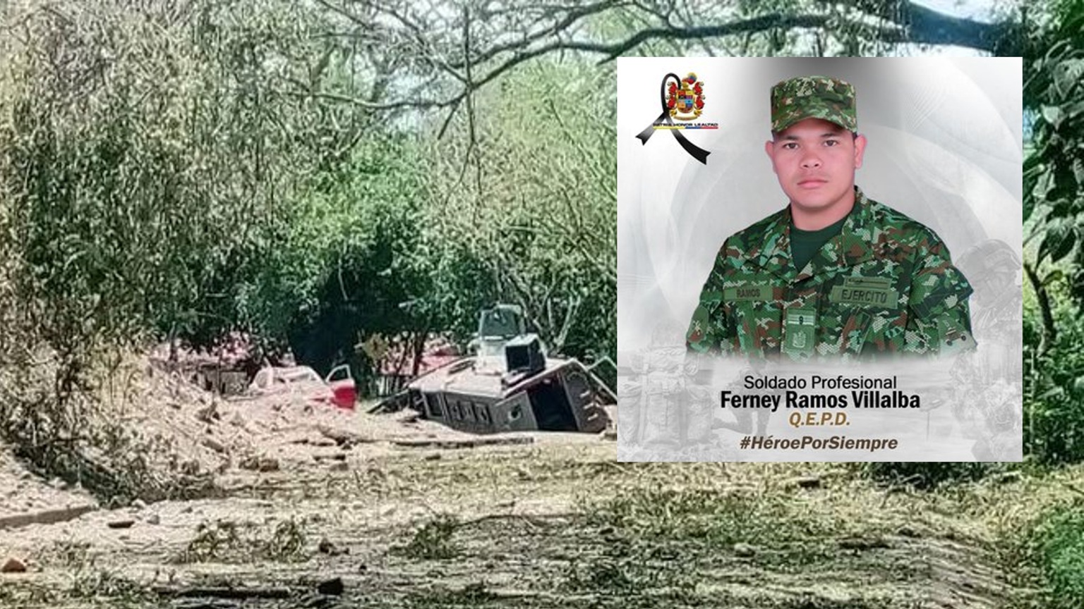 Confirman muerte de un soldado tras ataque con explosivos contra el Ejército en la vía Panamericana 1 f2d0411c ebe0 4d26 a609 88797708a5b1