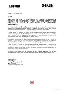 Botero responde a denuncia de congresista del Pacto Histórico por entrega de ayudas a emprendedores 1 80703a22 44cf 4ae5 87eb 40a1583703a1