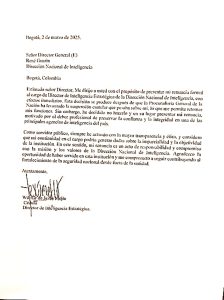 Wilmar Mejía renuncia a la Dirección Nacional de Inteligencia y suena para la UIAF 1 DFSF
