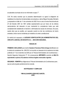 Juez sanciona al presidente Gustavo Petro por incumplir fallo de tutela en caso Coosalud 2 HF8aTfBWIAAnEQd
