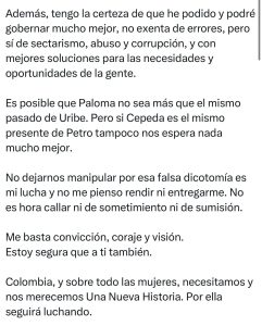 Claudia López abre la puerta a Paloma Valencia y lanza dardo contra Iván Cepeda 2 HFKxhk bIAA6U8J