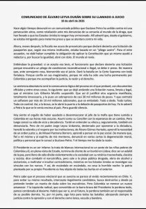 Álvaro Leyva anuncia batalla en la Corte Suprema tras llamado a juicio por caso de pasaportes 1 HFic fbXYAAC4LC