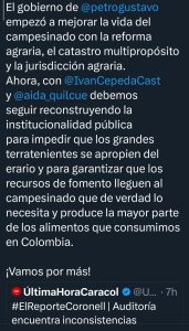 Se agita el debate político por presuntos beneficios estatales en el sector agropecuario 2 HGX dx5bgAAq5 h