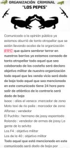 Nuevo panfleto evidencia escalada de violencia entre estructuras criminales en Barranquilla 1 b104ffdd d6b0 486d 82ed 72294dc037bb