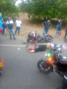 Accidente de tránsito en la vía Oriental deja dos personas heridas 2 eee6c695 fd74 45fc 8431 a0be9203b61c