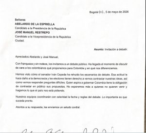 Abelardo De La Espriella "No estamos para jugarreticas" tras invitación a debate de Paloma Valencia 1 Carta de Paloma