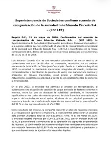 Lec Lee logra acuerdo de reorganización y evita la quiebra en Colombia