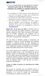 ICETEX abre renovación de créditos educativos para el segundo semestre de 2026 1 HIwqvOgXIAAOI9Q