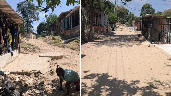 Comunidad de la calle 71 del barrio El Valle, exige pavimentación prometida por la Alcaldía