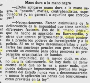 Crónica: El mito de la "Mano Negra" y el espectro de la justicia por propia mano 16 vc 8