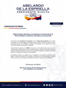 Miguel Gómez Martínez asumirá como Ministro de Hacienda: El "experto en crisis" liderará la reconstrucción económica de la Patria 2 vcx 12