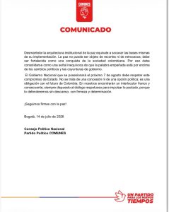 "Los gobiernos cambian, el Estado queda": El fuerte llamado de Luis Albán para blindar el Acuerdo de Paz 2 HNSBH5gW4AEb pI