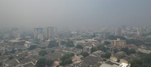 Incendio en la Isla Salamanca cubre a Barranquilla con una densa cortina de humo 1 Humo que afecta a Barranquilla 0