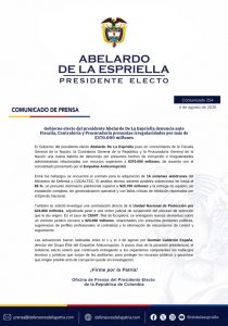 Abelardo De la Espriella denuncia presuntas irregularidades por $370.000 millones y pide investigaciones penales y disciplinarias 1 HO9oR90XQAI1yoR