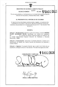 Andrés Felipe Velásquez asume oficialmente la dirección de la DIAN 1 HPhnfdlWYAEfFT0