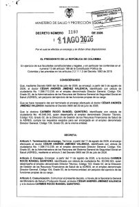 Carmen Rocío Rangel asumirá como directora encargada de la ADRES 1 HPhs35VWYAAc5mS