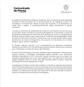 Dian destinará más de $86.000 millones en mercancías incautadas para ayudar a damnificados del terremoto 2 HPmsifJXAAAHAKb