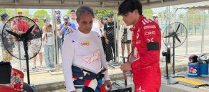 El terremoto puso en duda el Circuito Pony Malta, pero Montoya decidió correr por Colombia 1 Juan Pablo y su hijo 0