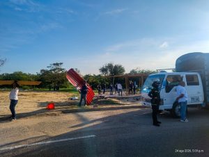 Se les acabó el negocio en la Ventana de Campeones: Distrito ordenó recuperar los lotes ocupados 3 Momento en que se produce el desalojo