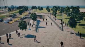 render tunel peatonal 1