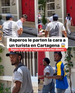 Capturan a señalados de agredir a un turista en el Centro Histórico de Cartagena 4 HTAD0wzXsAAMXKa