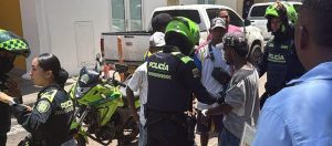 Capturan a señalados de agredir a un turista en el Centro Histórico de Cartagena 3 Momento de la captura 0