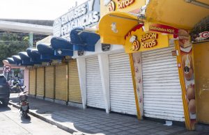 Negocios cerrados en Santa Marta por el paro armado