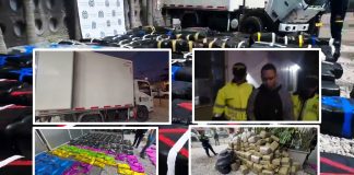 Incautan cerca de dos toneladas de marihuana en Cundinamarca: capturan a un hombre en un furgón robado