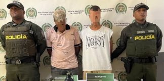 Capturan en Sabanalarga a dos jóvenes con granadas y panfletos intimidatorios